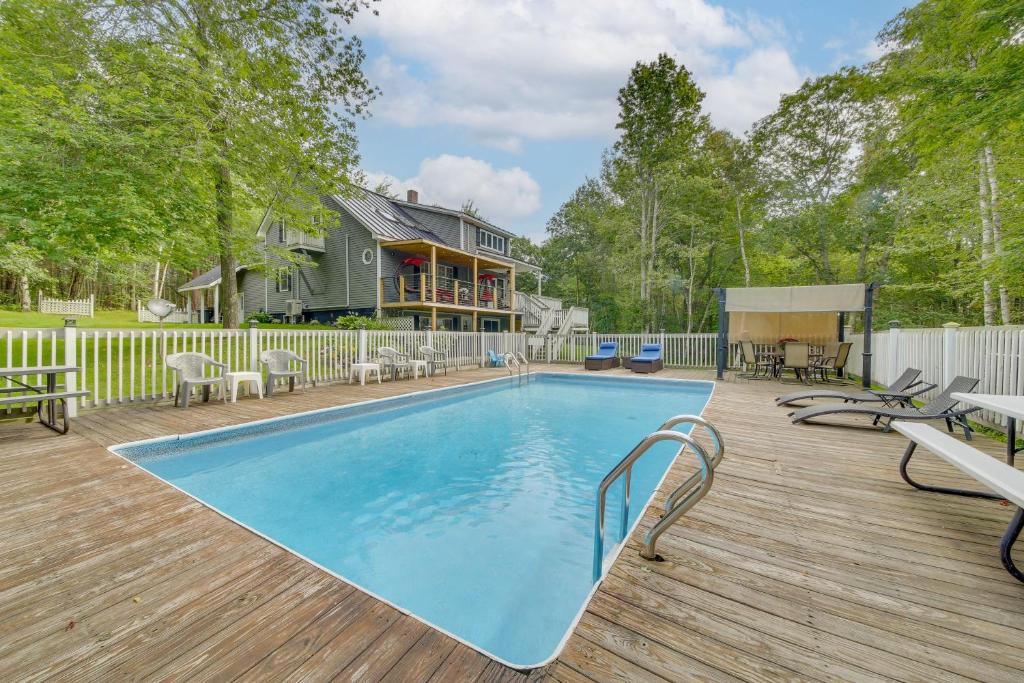 Searsport Paradise with Private Pool and Patio!